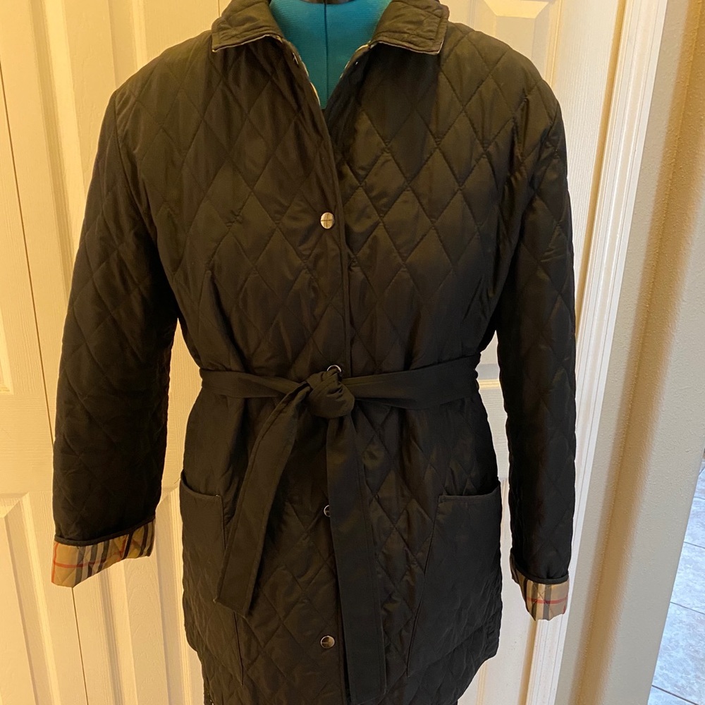 Burberry quilted barn jacket  XL Black